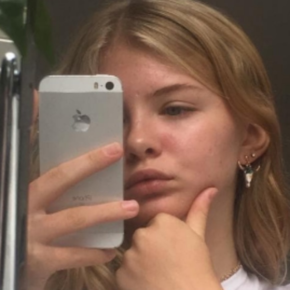 Floral Steer Longhorn Earrings - Picture 4 of 4